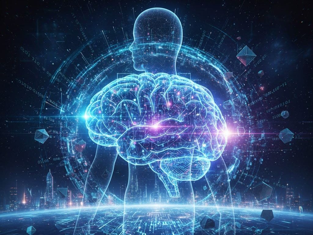 ilustración conceptual de inteligencia artificial