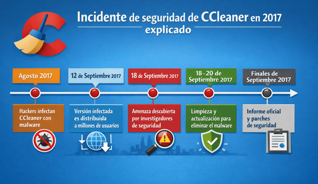 Incidente de seguridad de CCleaner en 2017 explicado