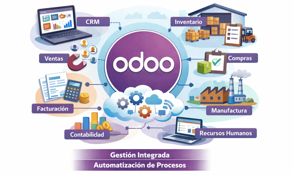 ¿Qué es Odoo y cómo funciona como ERP?