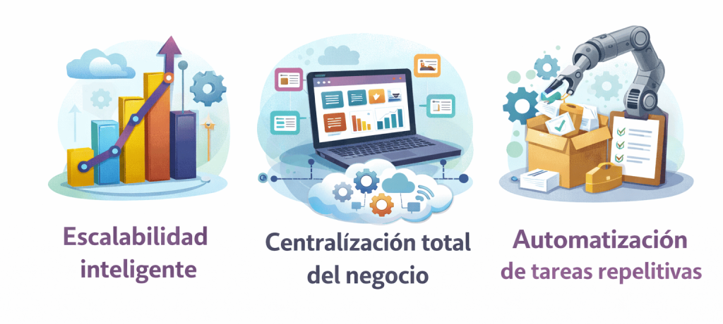 Ventajas reales de Odoo software