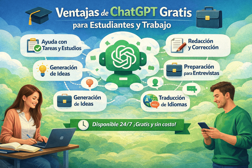 ventajas de chatgpt gratis para estudiantes y trabajo