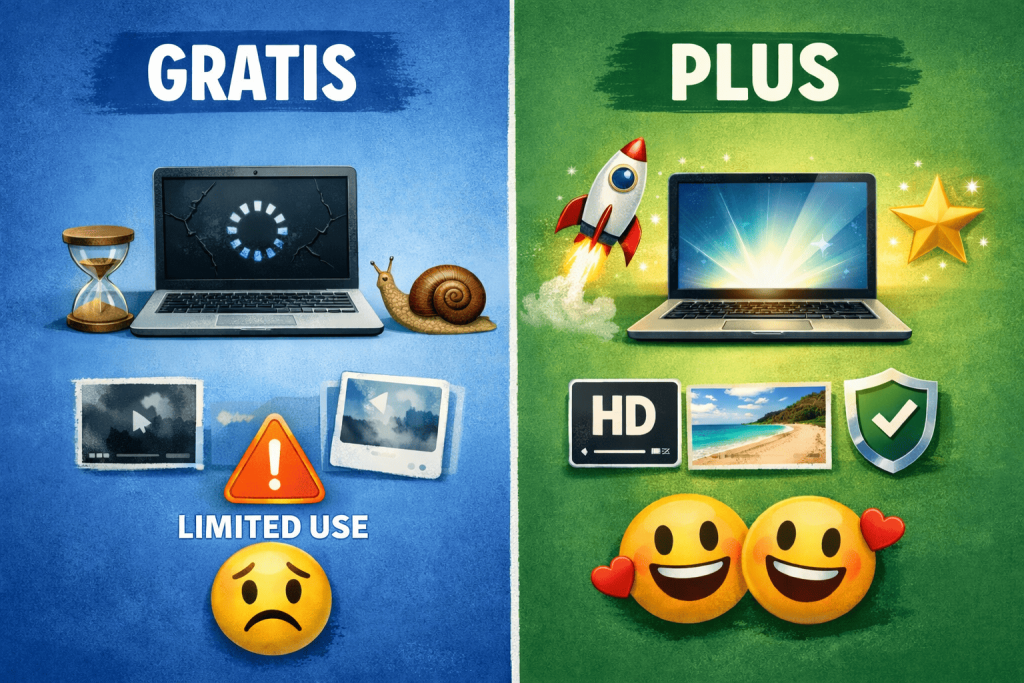 chatgpt gratis vs chatgpt plus comparativa