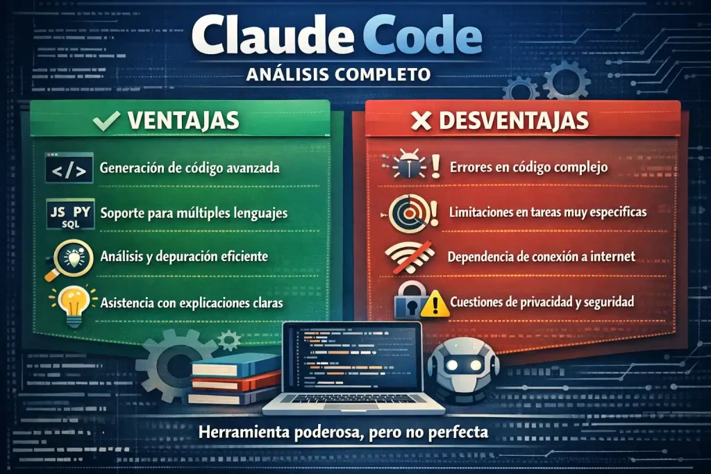 ventajas y desventajas de Claude Code analisis completo