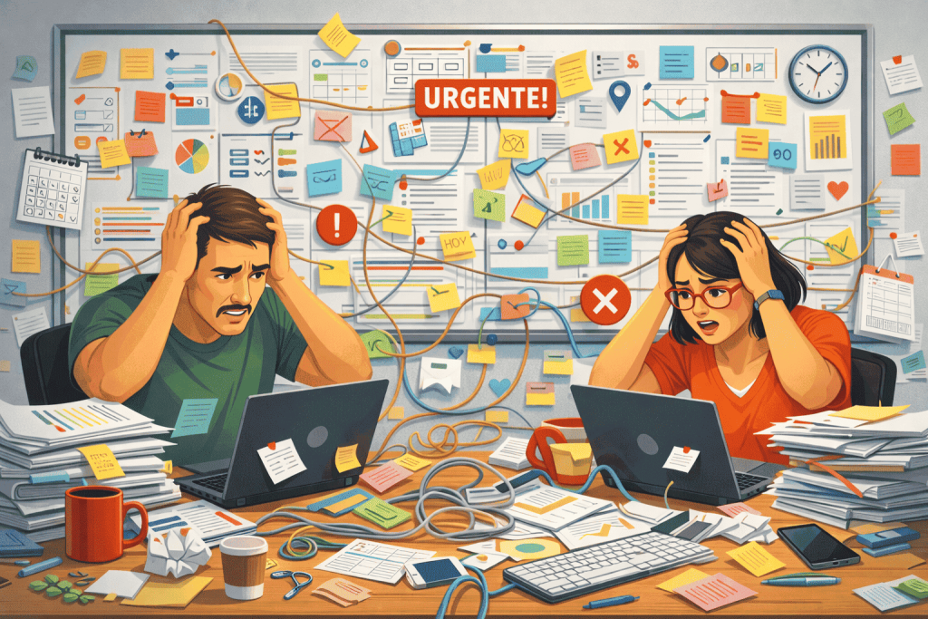 errores comunes en la gestión de proyectos