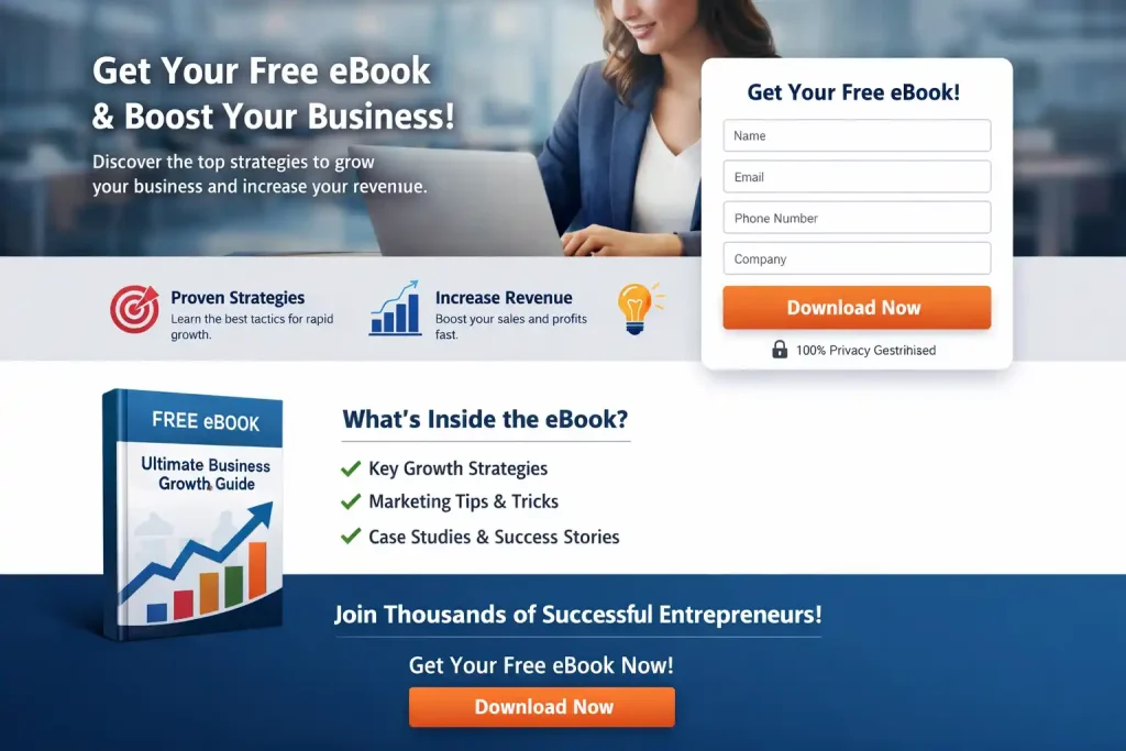 ejemplo de landing page optimizada para captar leads