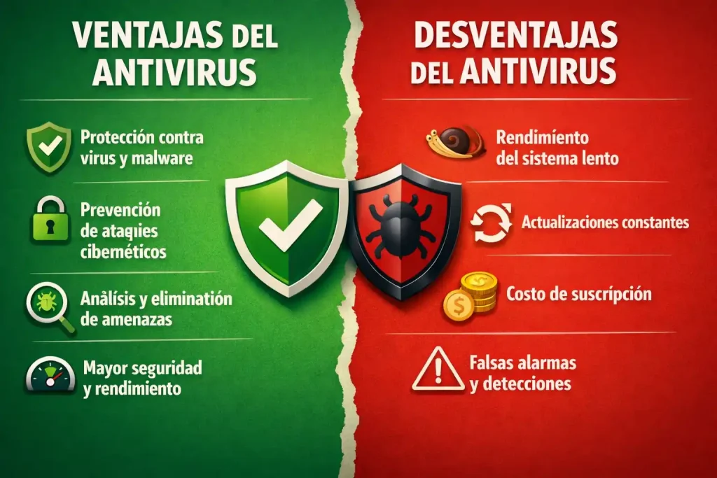 ventajas y desventajas antivirus
