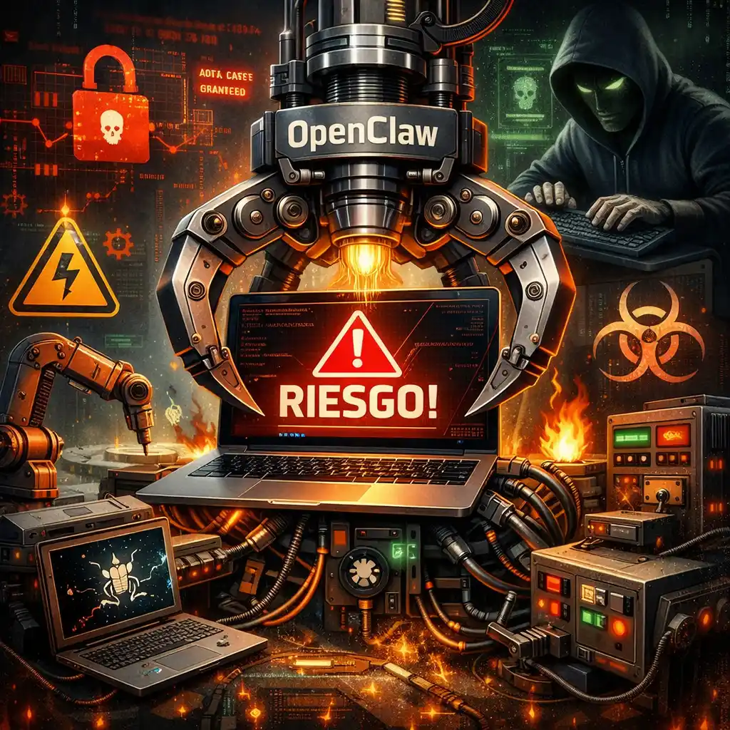 openclaw riesgos seguridad automatizacion control sistema peligros